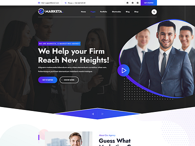 Buy Marketing Agency WordPress Theme For Digital Marketing Firms