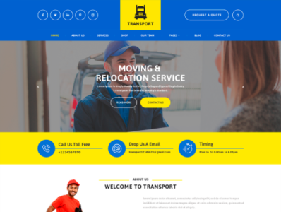 Buy Logistics WordPress Themes Suitable For Logistics Services