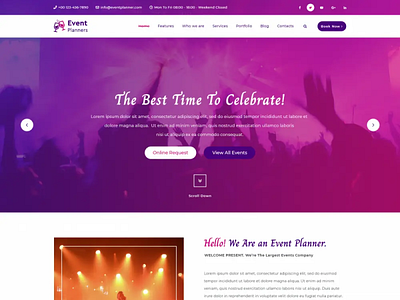 Buy Festival WordPress Theme For Gatherings And Events Site