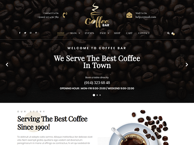 Buy Chocolate WordPress Theme For Chocolate Companies and Shops