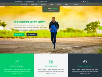 Buy Best Health Coaching WordPress Theme for Gym and Yoga Centre