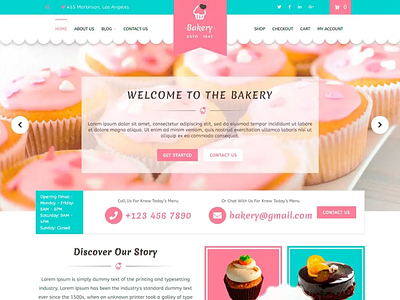 Buy Best Bakery WordPress Theme for Bakers and Cake Shops