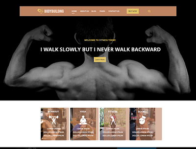 Buy Bodybuilding WordPress Themes For Trainers