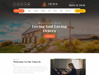 Buy Religious WordPress Theme For Prayer Houses and Churches