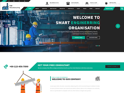 Buy Manufacturing WordPress Theme For Manufacturing Business manufacturing wordpress theme