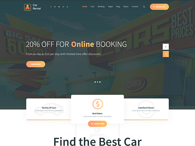Buy Car Dealer WordPress Theme For Car Rentals And Dealers car dealer wordpress theme