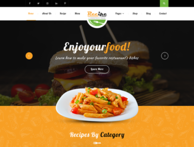 Buy Recipe WordPress Theme For Food Blogs and Recipe Websites