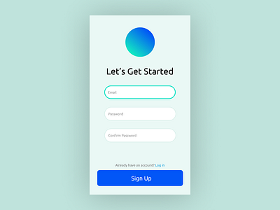 Daily UI - Day 001 - Sign Up