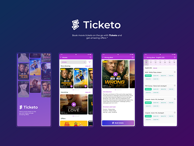 Ticket booking branding design designer graphic design illustration logo research ui user interface ux vector