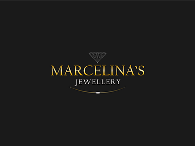 Marcelina's Jewellery Logo branding design identity illustration logo minimal typography vector