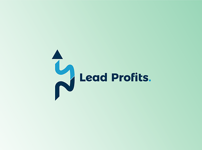 Lead Profits Logo brand identity branding creative logo identity illustration logo logo design minimal negative space logo typography vector