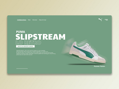 Web Design Puma Slipstream design graphic design indonesia photoshop ui ui design