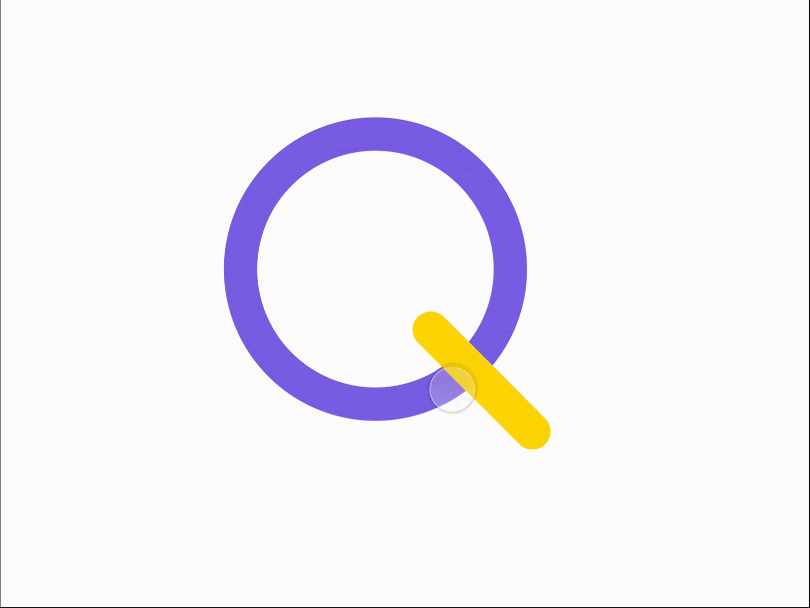 Search button animation app branding closed design digital flat search vector web