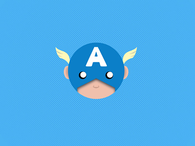 Captain America america art avengers blue captain captainamerica comic design hero illustration marvel