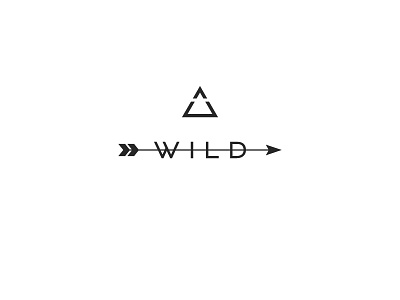 W I L D arrow design icon illustrate illustration logo shape ui uix wild