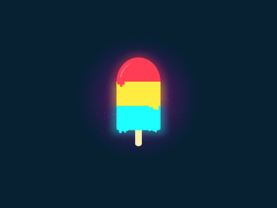 Space Ice Cream art cute design icecream icon illustrate illustrator logo space ui