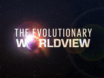 THE EVOLUTIONARY WORLDVIEW logo typography