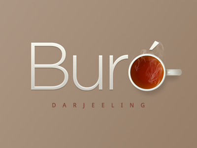 Buró DARJEELING logo typography