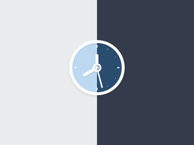 dribbble clock clock day icon illustration night watch