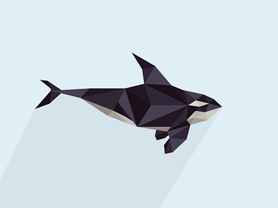 Orca geometric orca polygon triangles