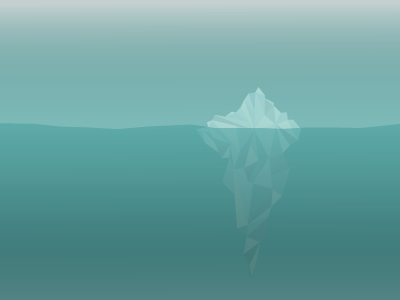 Iceberg II iceberg illustration lowpoly