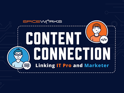 Content Connection Infographic illustration infographic marketing tech vector