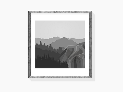 Grey Mountains by Marivi Carlton on Dribbble