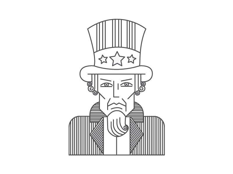 Uncle Sam america illustration uncle sam