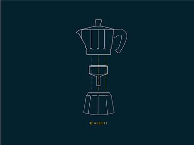 Bialetti bialetti coffee coffee maker espresso illustration
