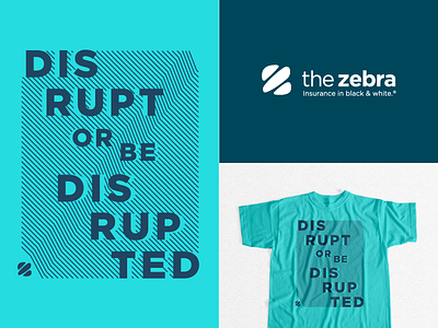 The Zebra shirt for SXSW disrupt disruption sxsw tech the zebra tshirt