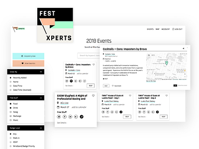 Festxperts Events page