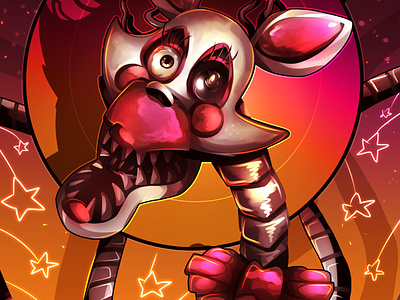 The Mangle animal character character design digital art digitalart fanart fantasy fivenightsatfreddy´s fnaf illustration rocioam7 videogame