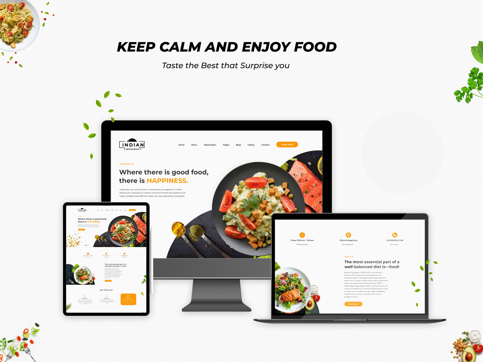 Restaurant website