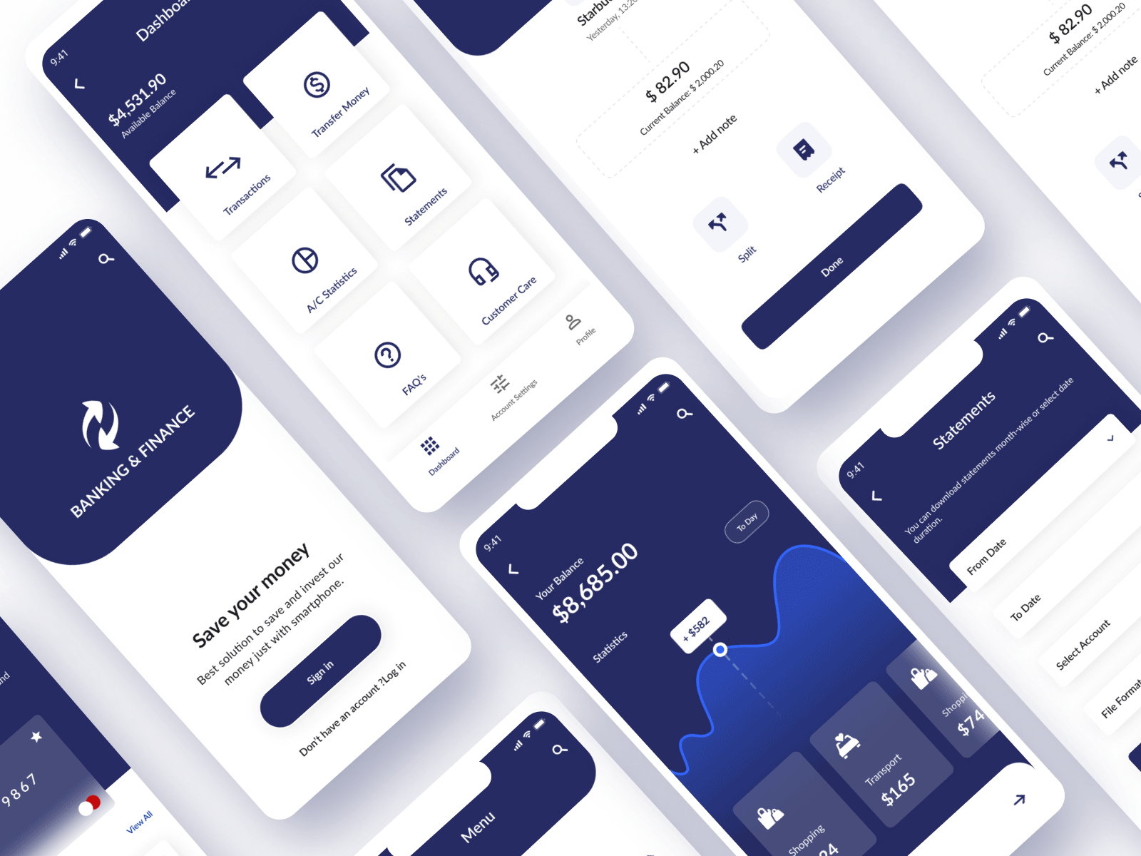 Finance - Mobile App app app concept app design bank app banking app design financial financial app fintech app mobile mobile app mobile app design mobile ui ui ui design