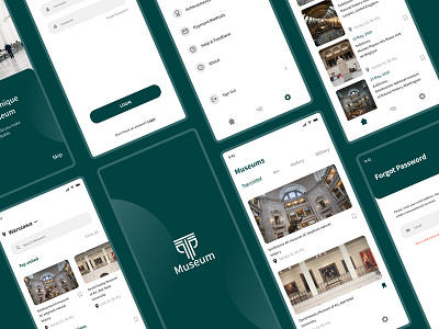 Virtual Museum App app concept app design app ui application art design exibition gallery history knowledge mobile app museum photography picture startup tour ui uiux ux design virtual museum