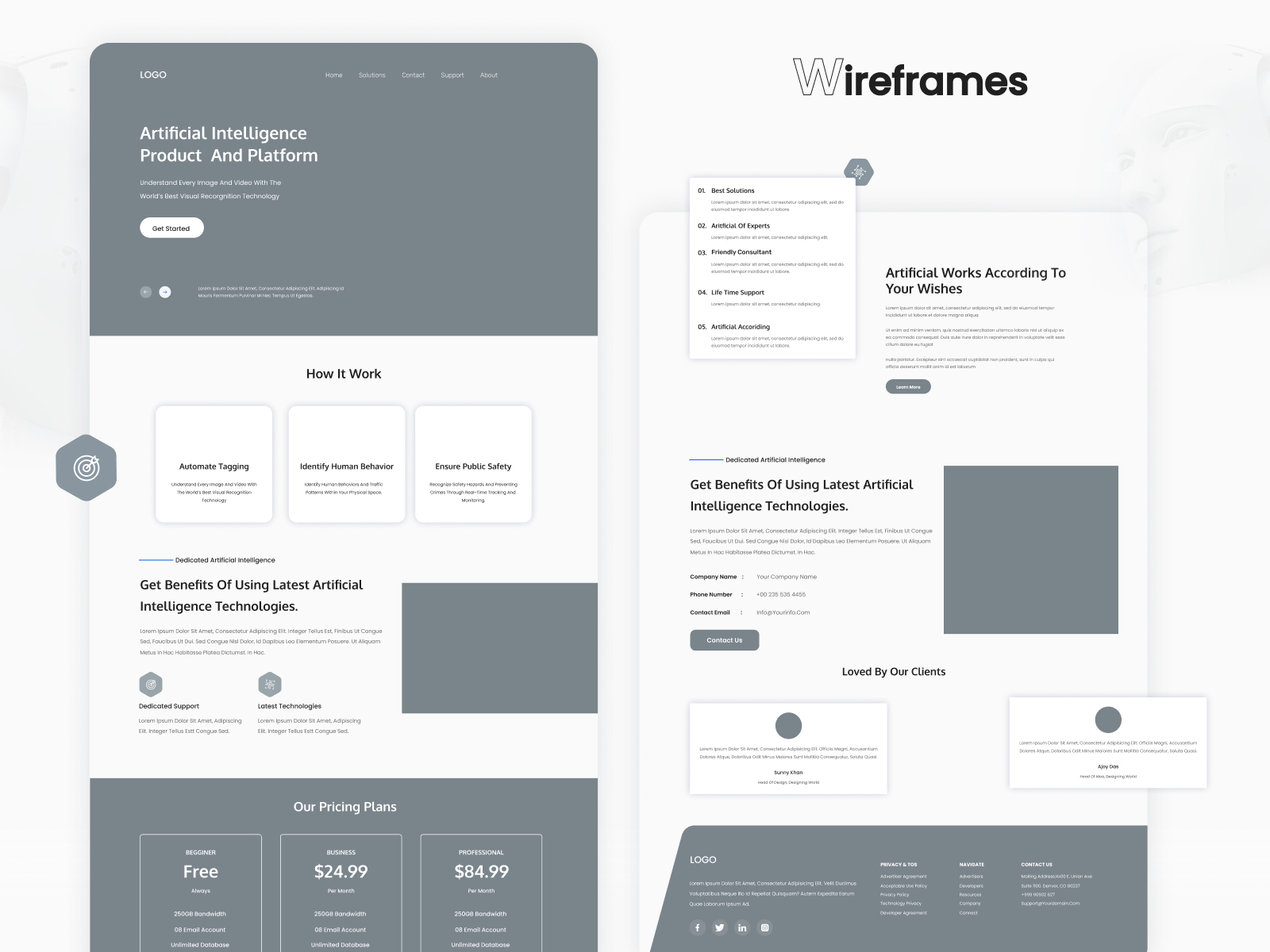 Artificial Intelligence - Web design by Rentech Digital on Dribbble