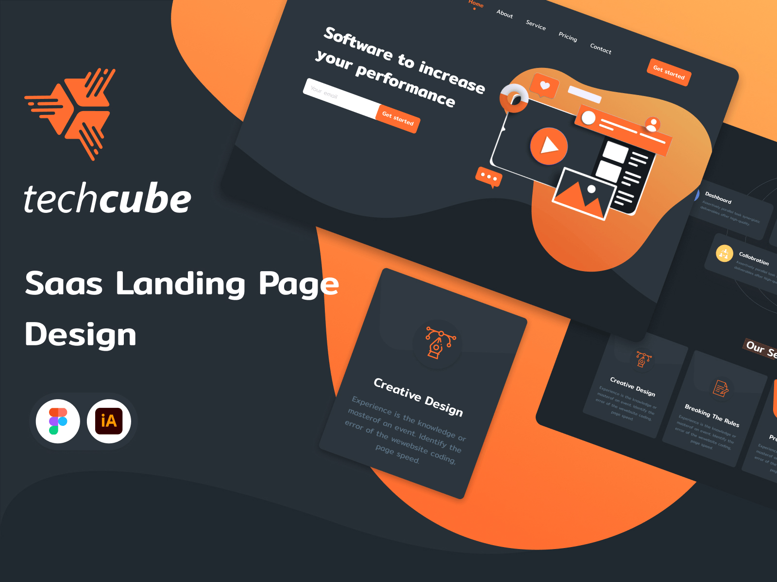 SAAS Landing page design