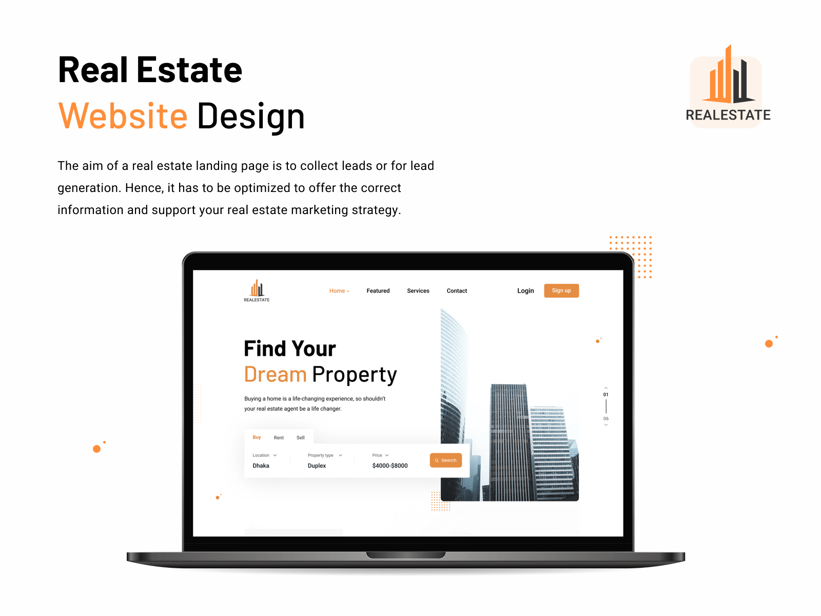 Real Estate Website Design