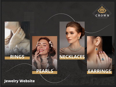Jewelry Landing Page💎 adobexd behance dribbblers cleandesign dailyui diamonds dribbblers gfxmob graphicdesignui jewellery jewelry jewelry design userexperience userinterface webdesign website