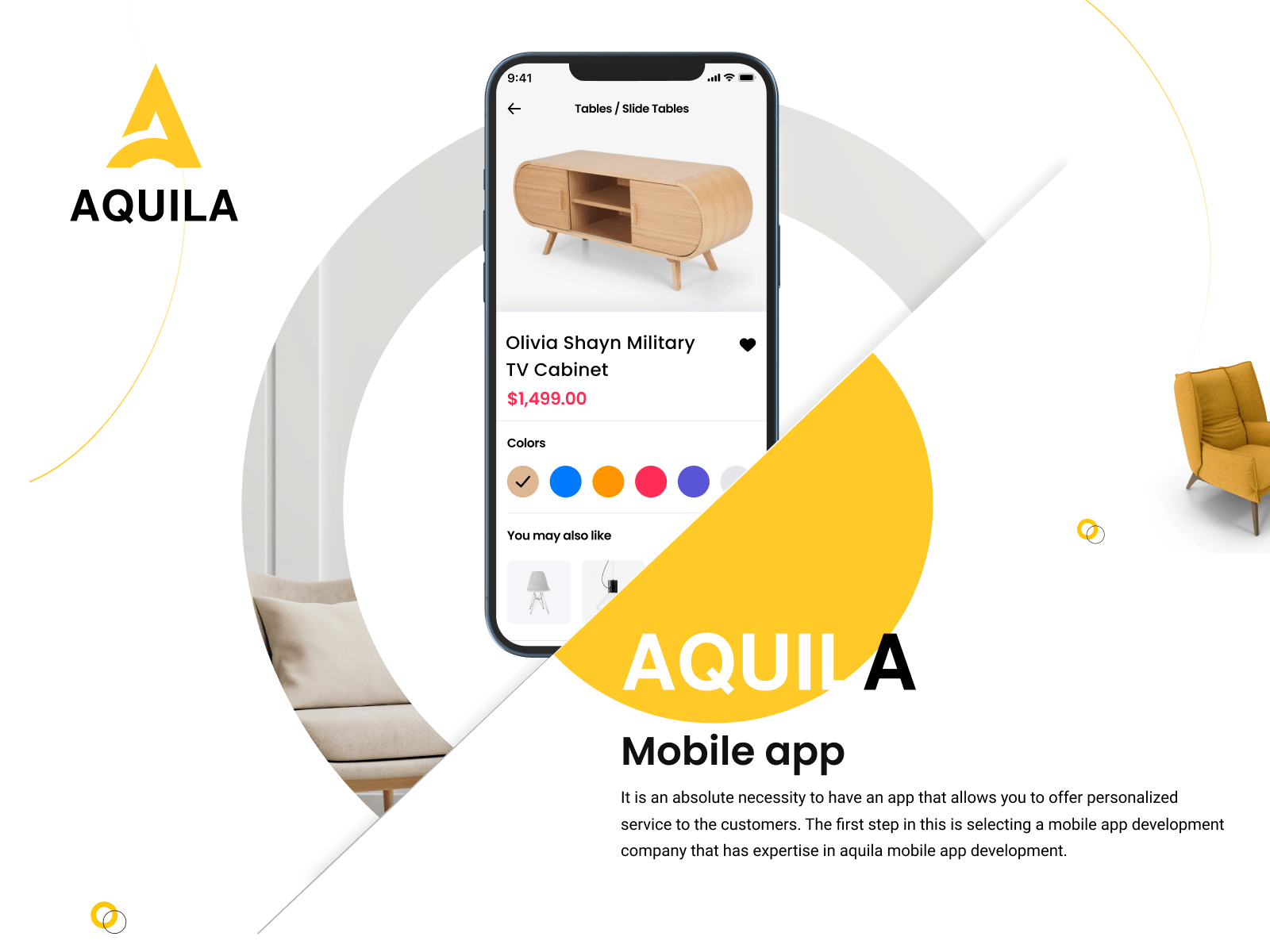 Aquila mobile app app design aquila mobile ecommerce ecommerce online furniture furniture shop app furnitureapp furnituremobileapp home homedecor house interior interiordesign itcompany luxury mobile app online app sofa uiux wood