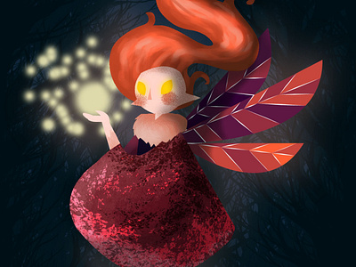 Fairy board game childrens illustration design fantasy illustration