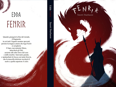 Fenrir Cover Book concept cover art cover book digital digital art fantasy fenrir illustration illustration book