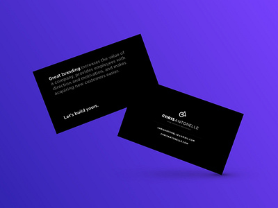 New cards branding busines card web design