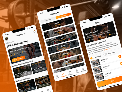 GYMax - Workout Mobile Application