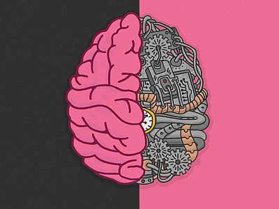 BioMechanical Brain illustration