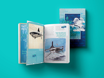 Self-published illustrated book about sharks