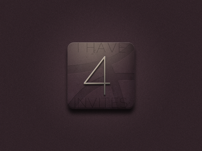 Dribbble Invites x4