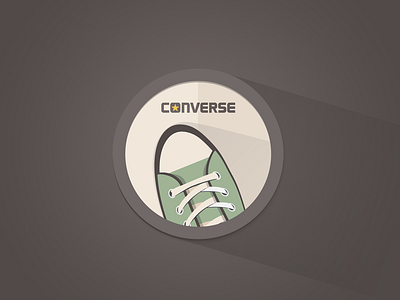 Converse Flat Icon