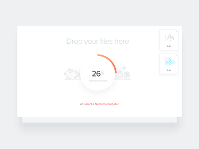 File Upload - icerik.com app assets card document drag drop files ui upload uploader ux web
