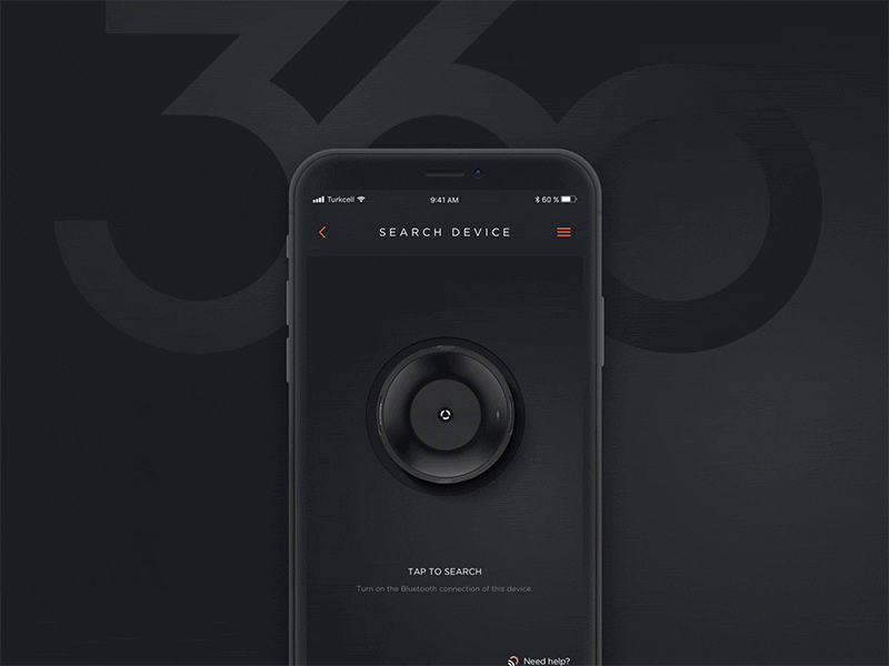 360° Mobil App animation app design grapher home interaction interface mobile motion photo ui ux